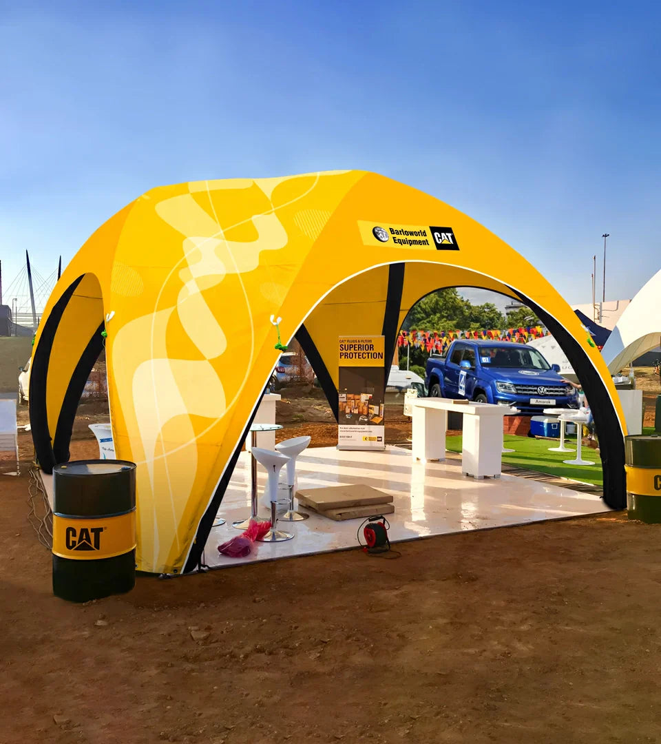 How a Pop-Up Tent With Logo Can Boost Your Brand Visibility