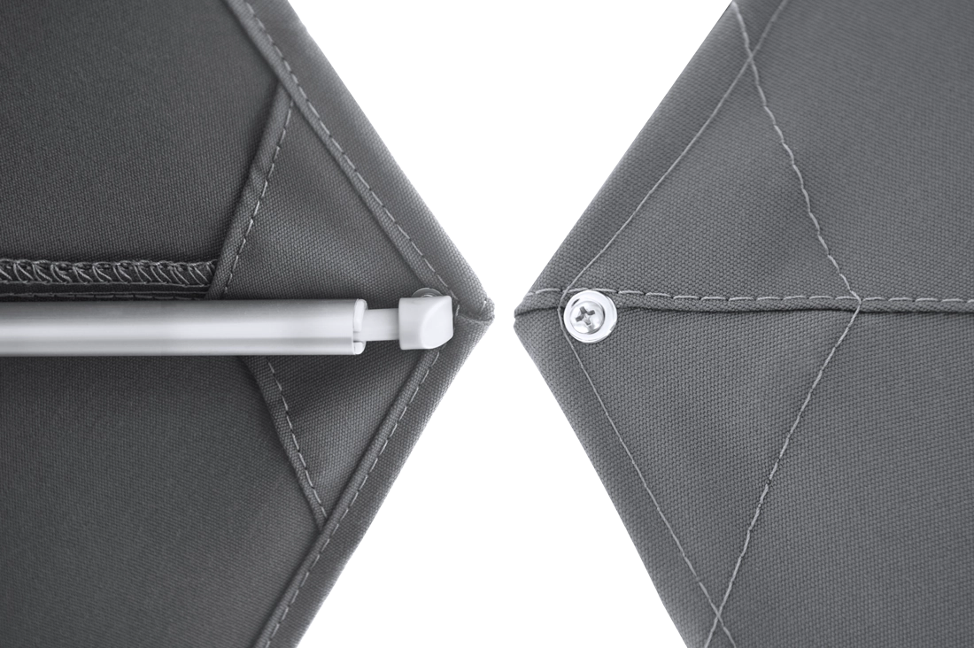 Custom Commercial Push Up Restaurant Patio Umbrella - Deluxe Canpopy