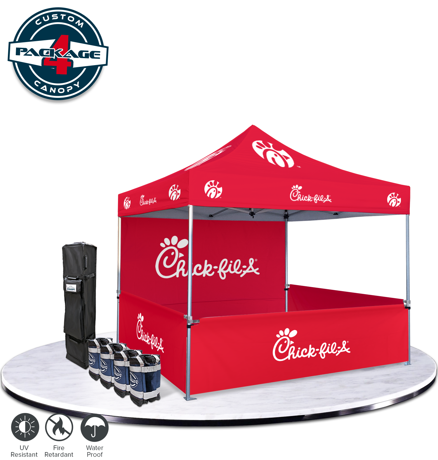 tent personalized CUSTOM CANOPY TENT PACKAGE #4