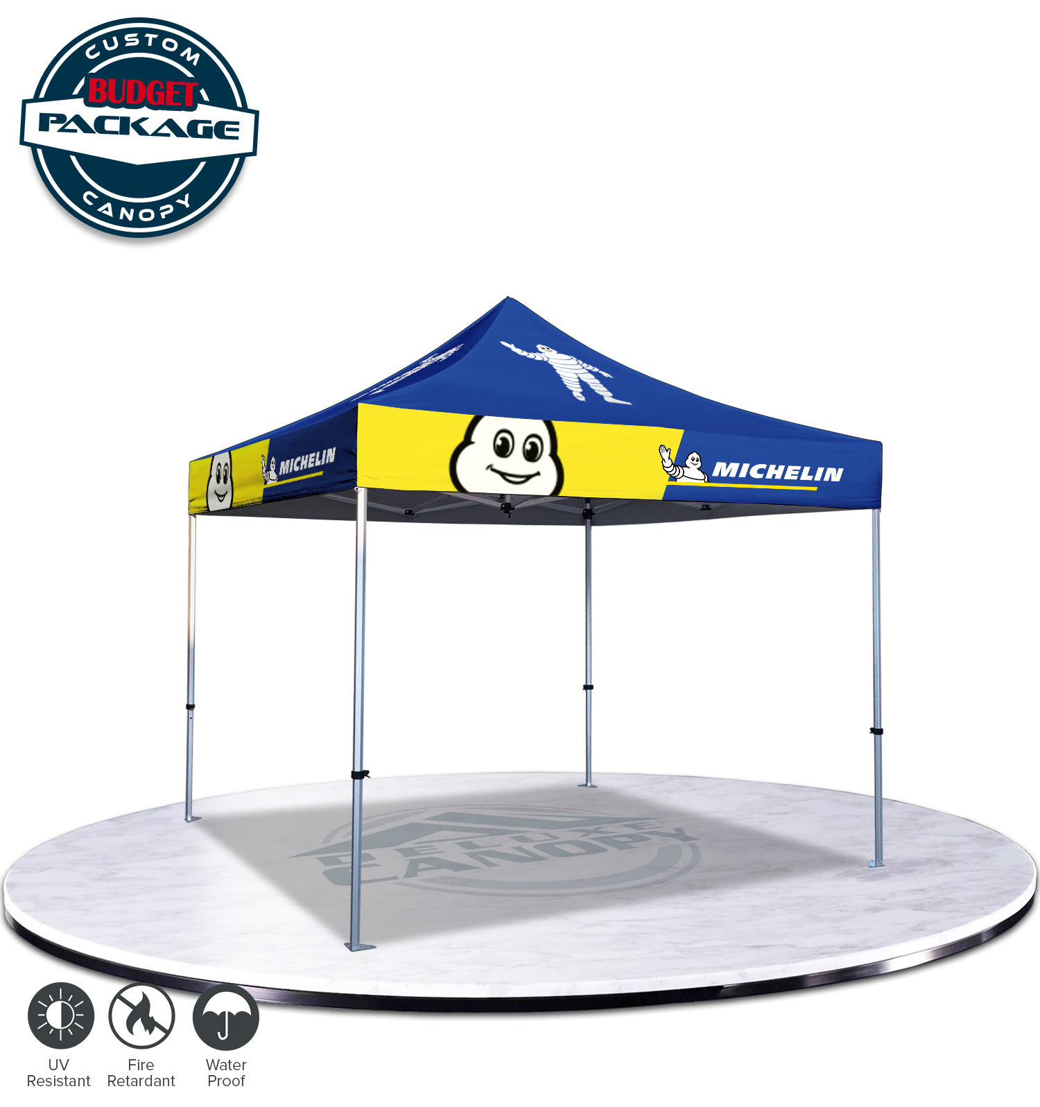 CUSTOM CANOPY TENT PACKAGE (BUDGET)