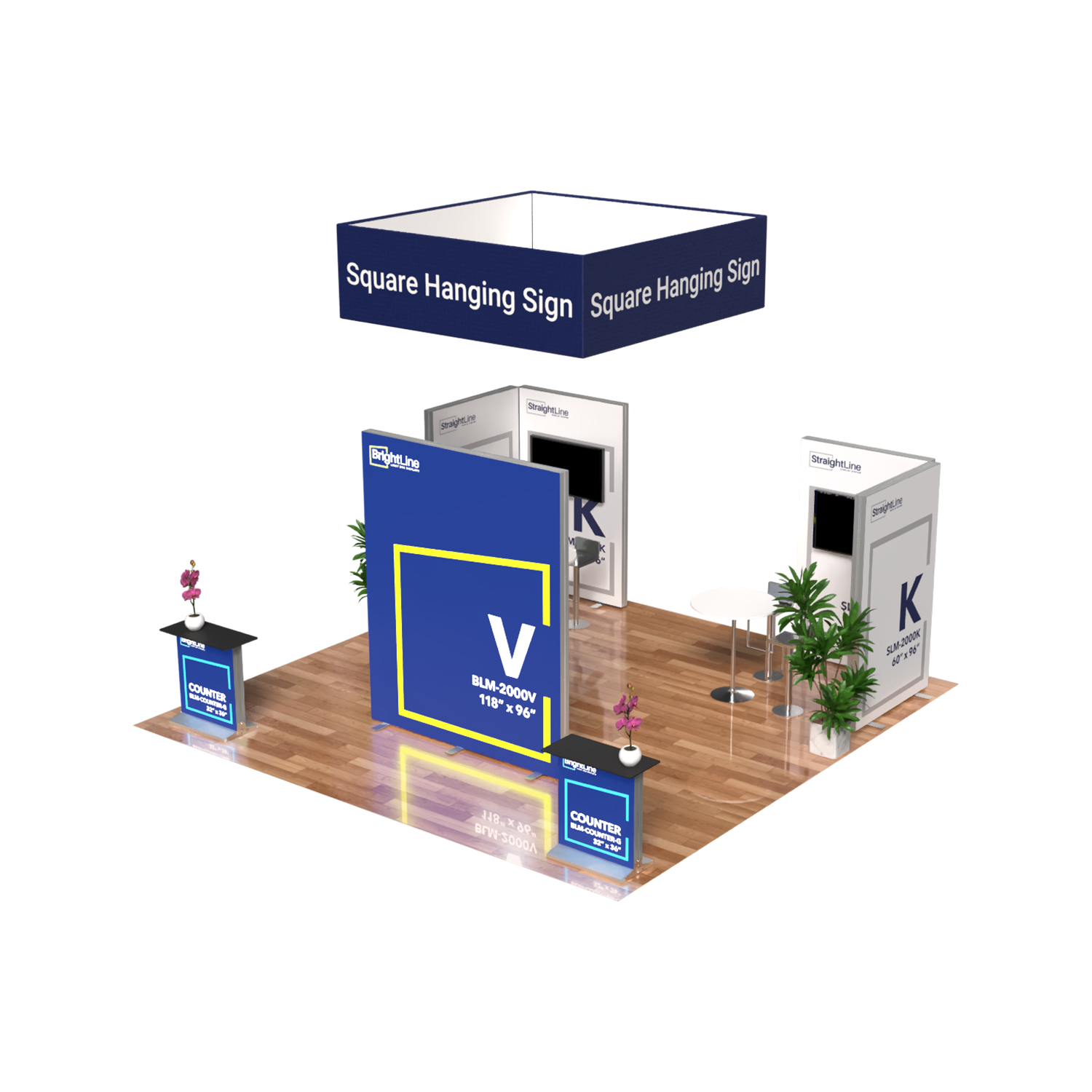 BrightLine 20×20 Island Display Kit 1