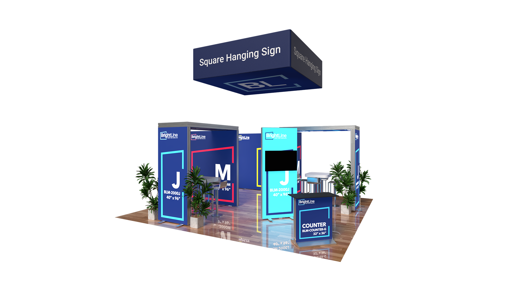 BrightLine 20×20 Island Display Kit 10