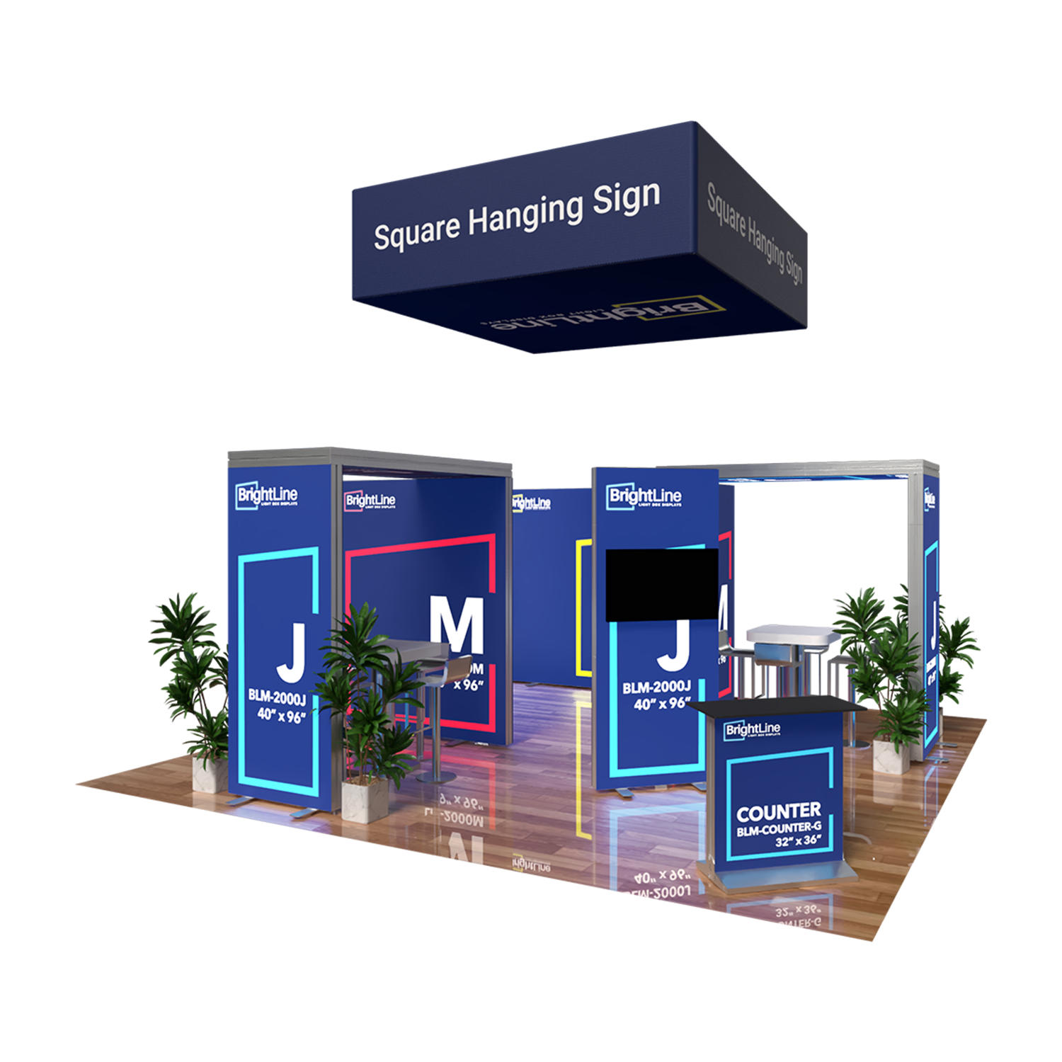 BrightLine 20×20 Island Display Kit 10