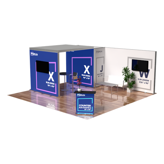 BrightLine 20×20 Island Display Kit 2