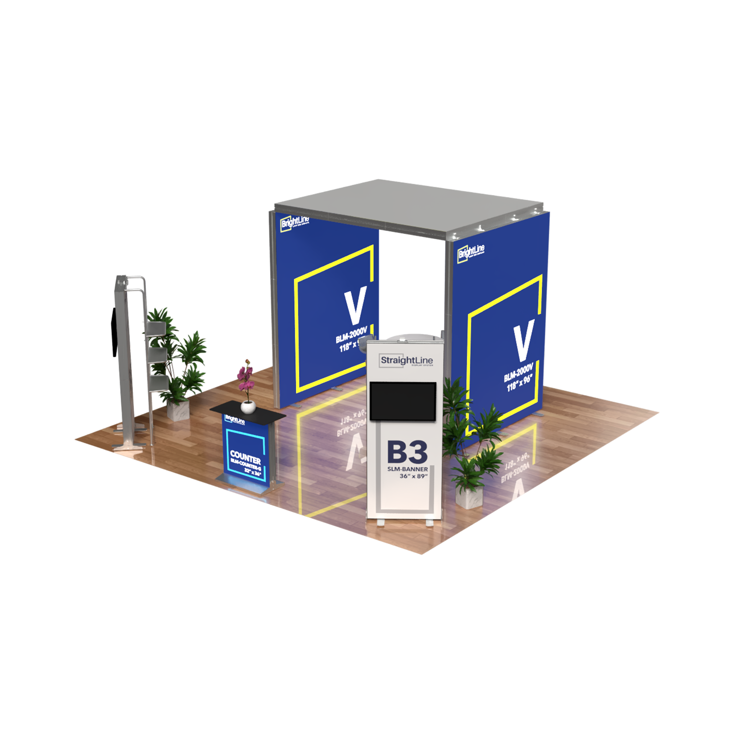 BrightLine 20×20 Island Display Kit 3