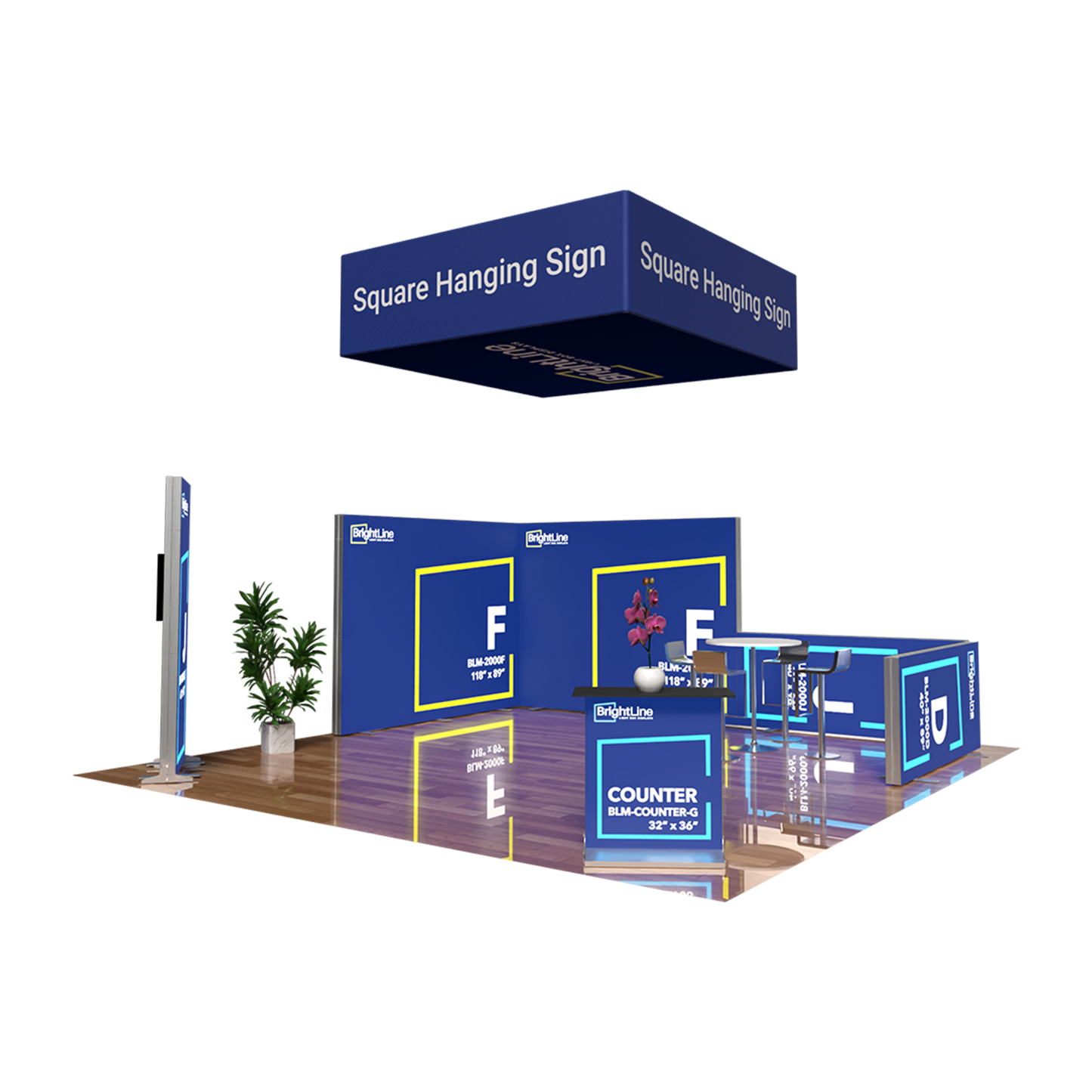 BrightLine 20×20 Island Display Kit 4