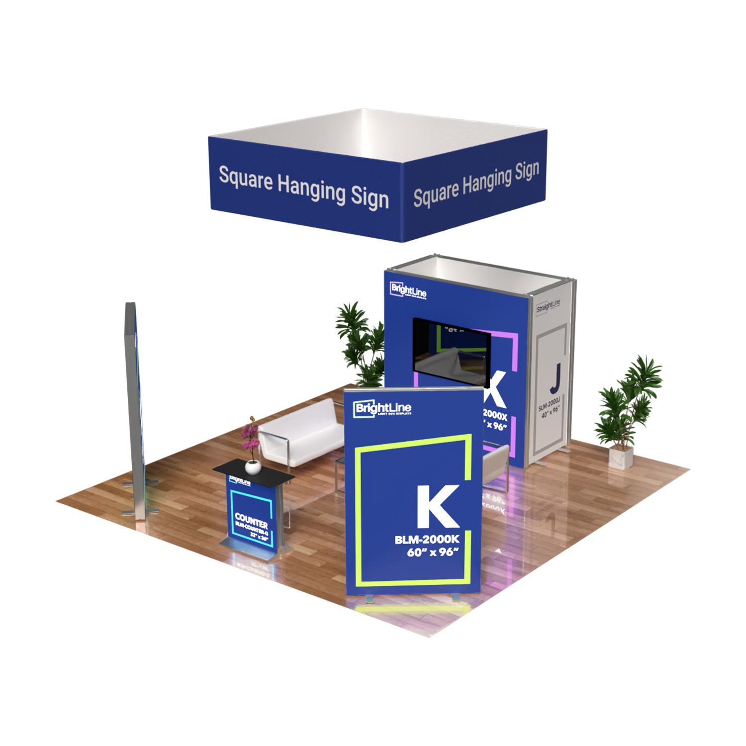 BrightLine 20×20 Island Display Kit 6