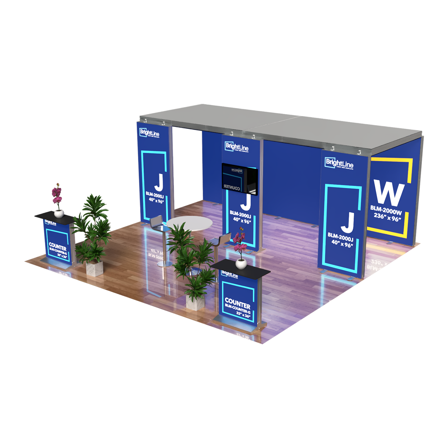 BrightLine 20×20 Island Display Kit 7