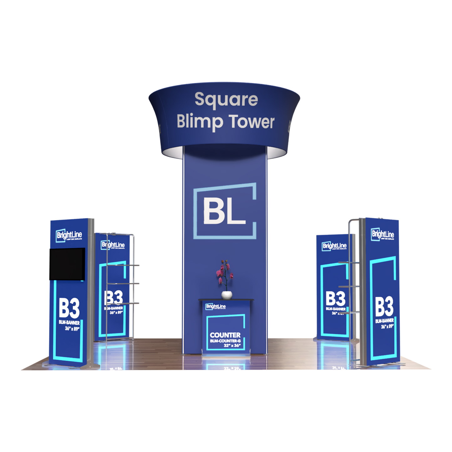 BrightLine 20×20 Island Display Kit 8