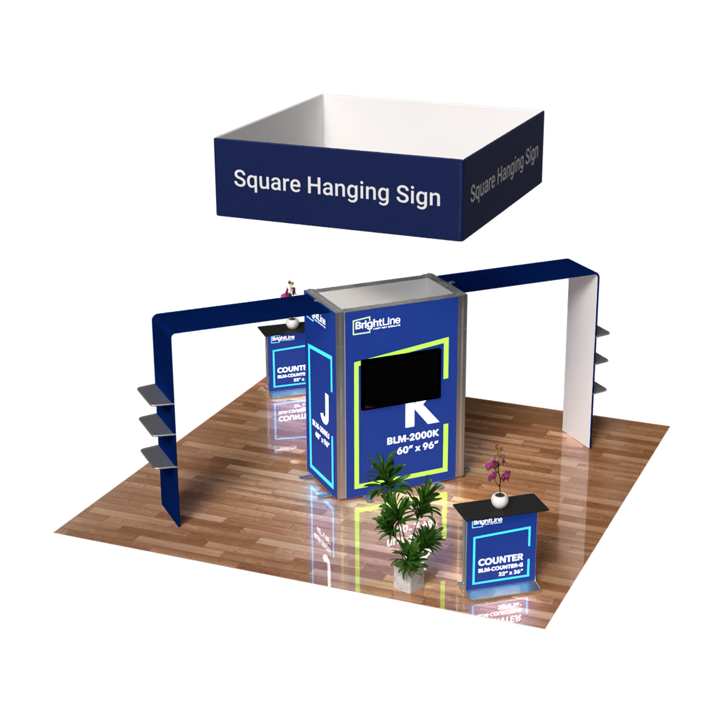 BrightLine 20×20 Island Display Kit 9