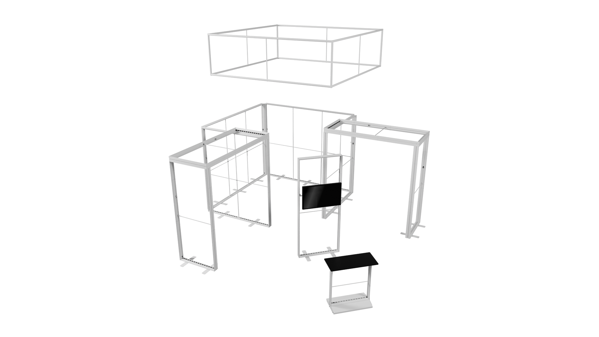 BrightLine 20×20 Island Display Kit 10