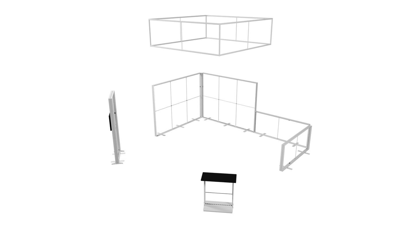 BrightLine 20×20 Island Display Kit 4