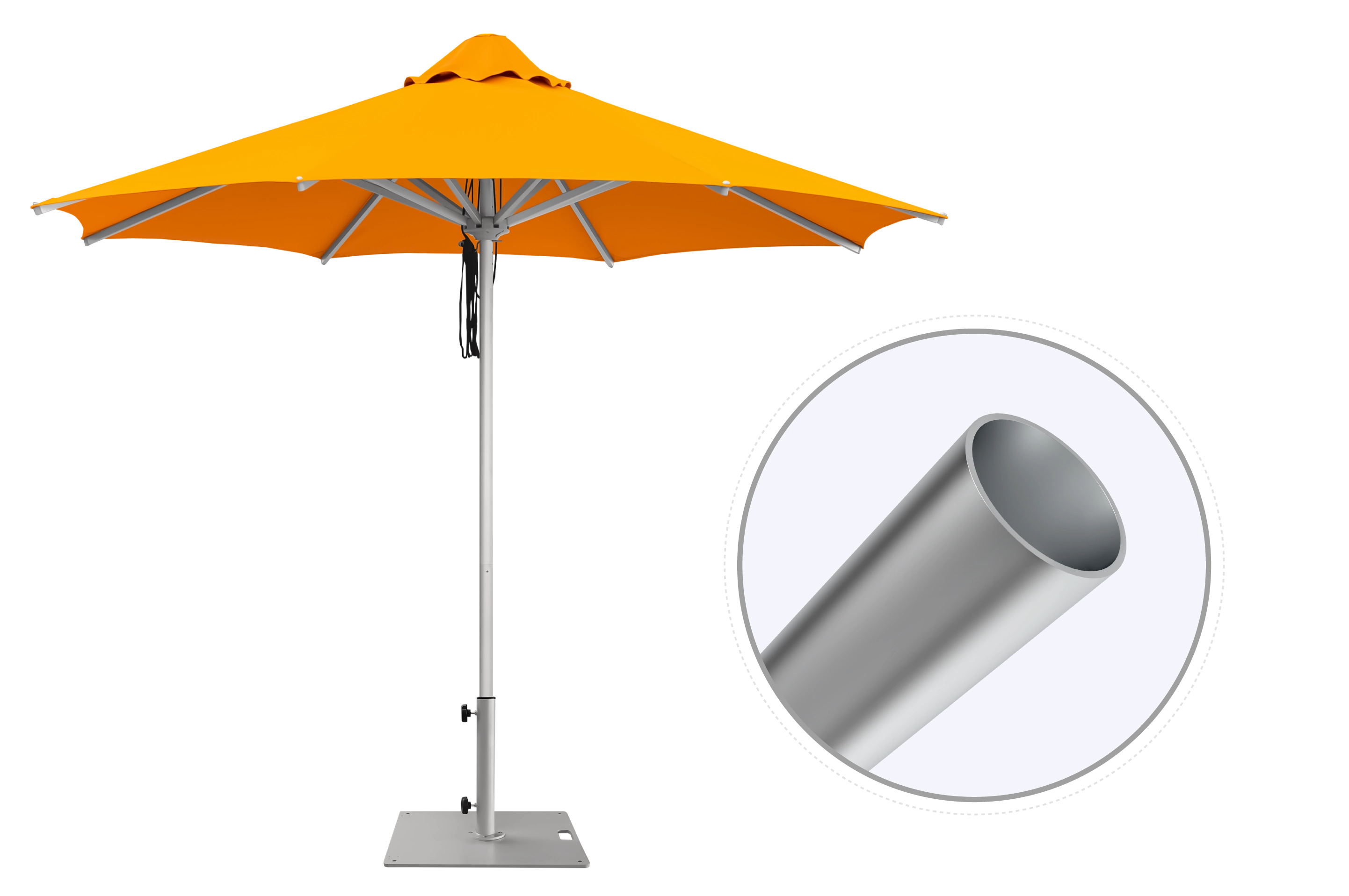 Custom Printed Commercial Restaurant Patio Umbrella