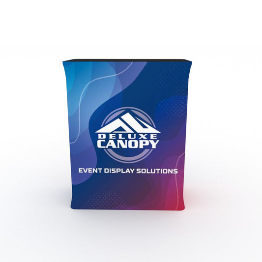 Rectangle Fabric Counter | Trade Show Display Counters - Deluxe Canopy
