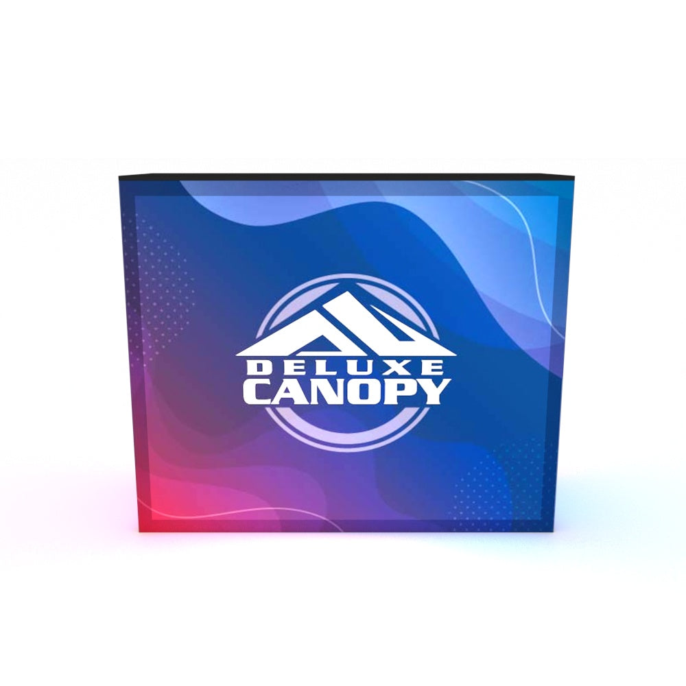 SEG Backlit Fabric Counter | Trade Show Display Counters - Deluxe Canopy