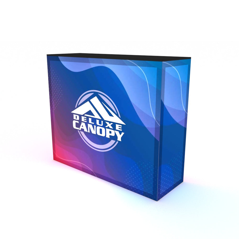 SEG Backlit Fabric Counter | Trade Show Display Counters - Deluxe Canopy