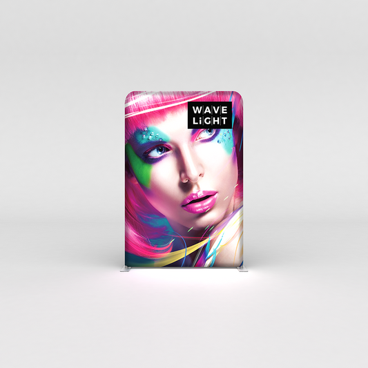 WaveLight® LED Backlit Tension Fabric Display 5ft