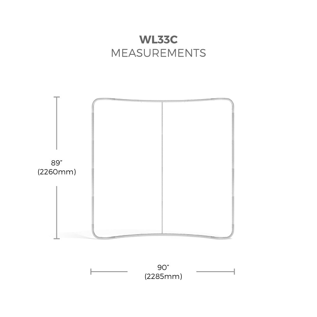WaveLine® Display 8ft Curve