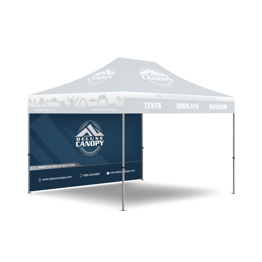 15' Custom Canopy Side Wall | Branded Tent Wall - Deluxe Canopy