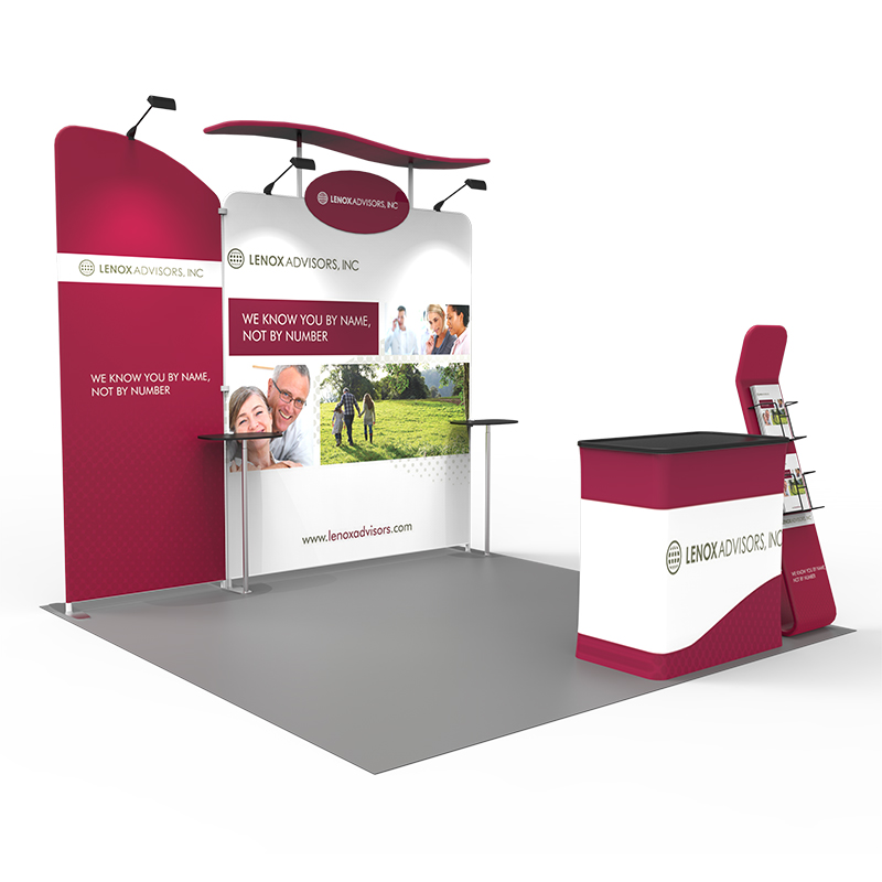 10x10ft Exhibition Booth Display DC-34 | Deluxe Canopy