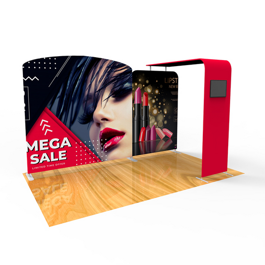 10x10ft Exhibition Booth Display DC-38 | Deluxe Canopy
