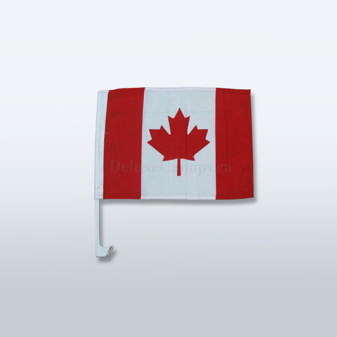 Custom Canada Car Flags | Printed Promo Vehicle Flag - Deluxe Canopy
