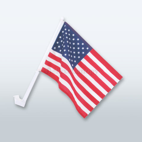 Custom USA Car Flags | Printed Promo Vehicle Flag - Deluxe Canopy