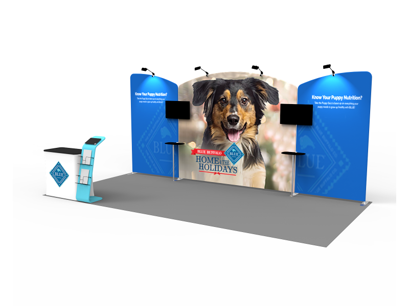 10x20FT Exhibition Booth Display DC-17 | Deluxe Canopy