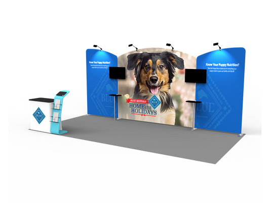 10x20FT Exhibition Booth Display DC-17 | Deluxe Canopy