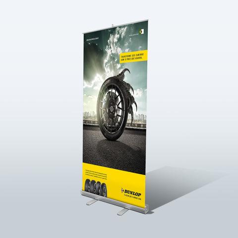 Retractable Banner Stands | Budget Roll Up & Pull Up Banner Stand - Deluxe Canopy