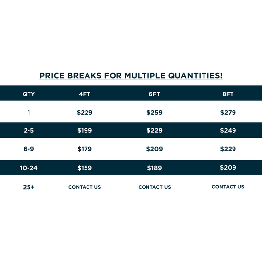 FITTED TABLE COVER (OPEN BACK)