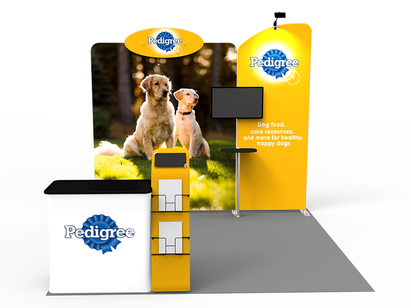 10x10ft Exhibition Booth Display DC-43 | Deluxe Canopy