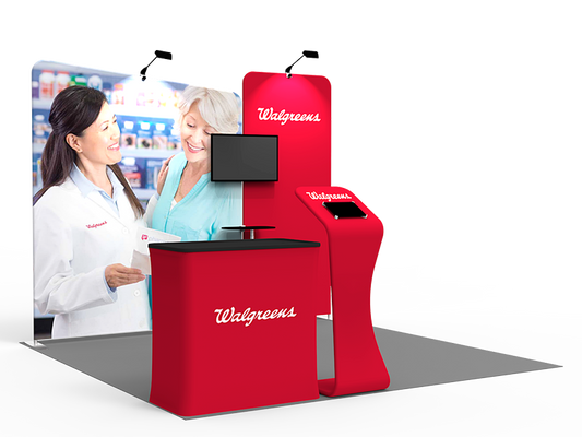 10x10ft Exhibition Booth Display DC-47 | Deluxe Canopy