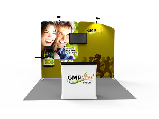 10x10ft Exhibition Booth Display DC-25 | Deluxe Canopy