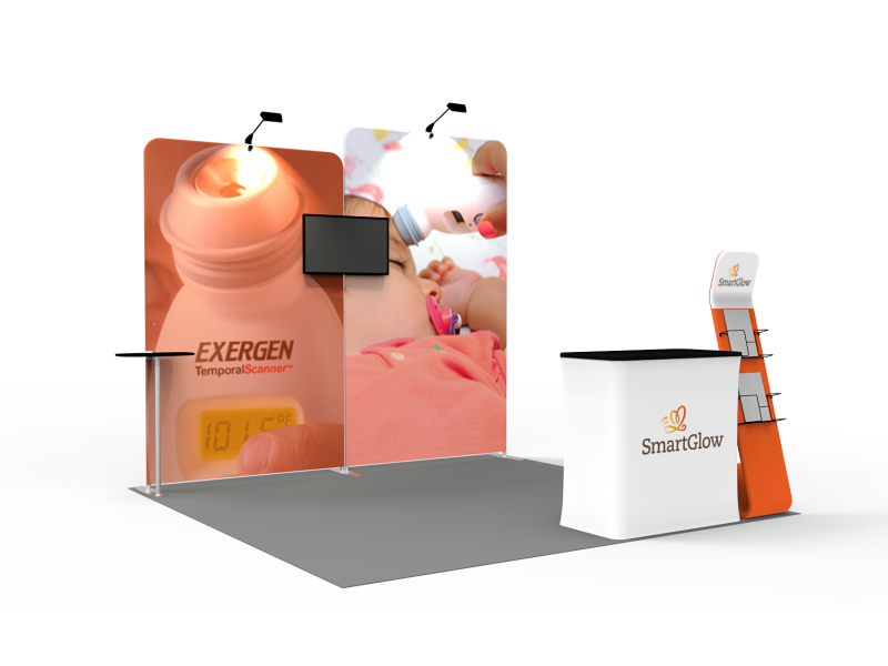 10x10ft Exhibition Booth Display DC-29 | Deluxe Canopy