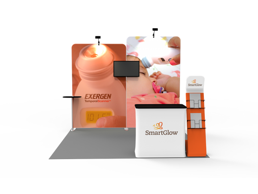 10x10ft Exhibition Booth Display DC-29 | Deluxe Canopy