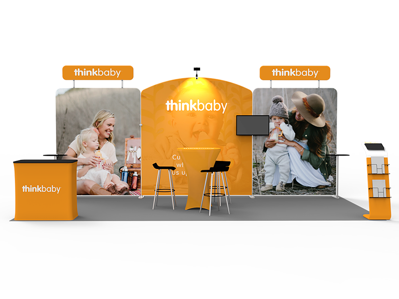 10x20FT Exhibition Booth Display DC-19 | Deluxe Canopy