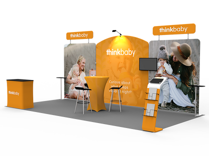 10x20FT Exhibition Booth Display DC-19 | Deluxe Canopy