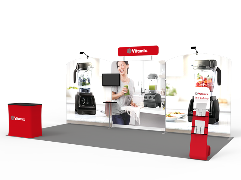 10x20FT Exhibition Booth Display DC-03 | Deluxe Canopy