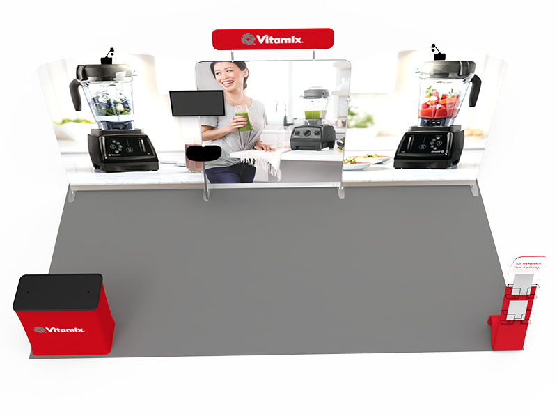 10x20FT Exhibition Booth Display DC-03 | Deluxe Canopy