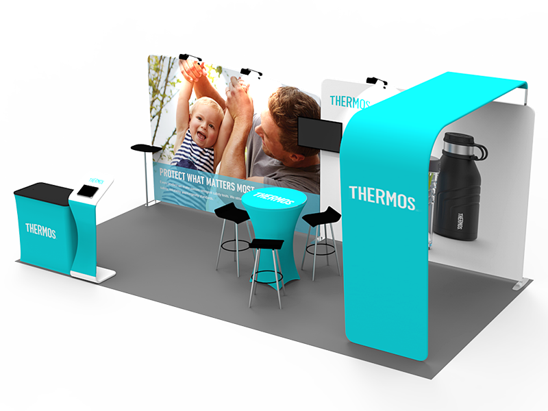 10X20 TRADE SHOW BOOTH DC-07