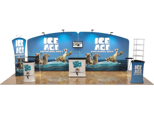 10x20FT Exhibition Booth Display DC-11 | Deluxe Canopy