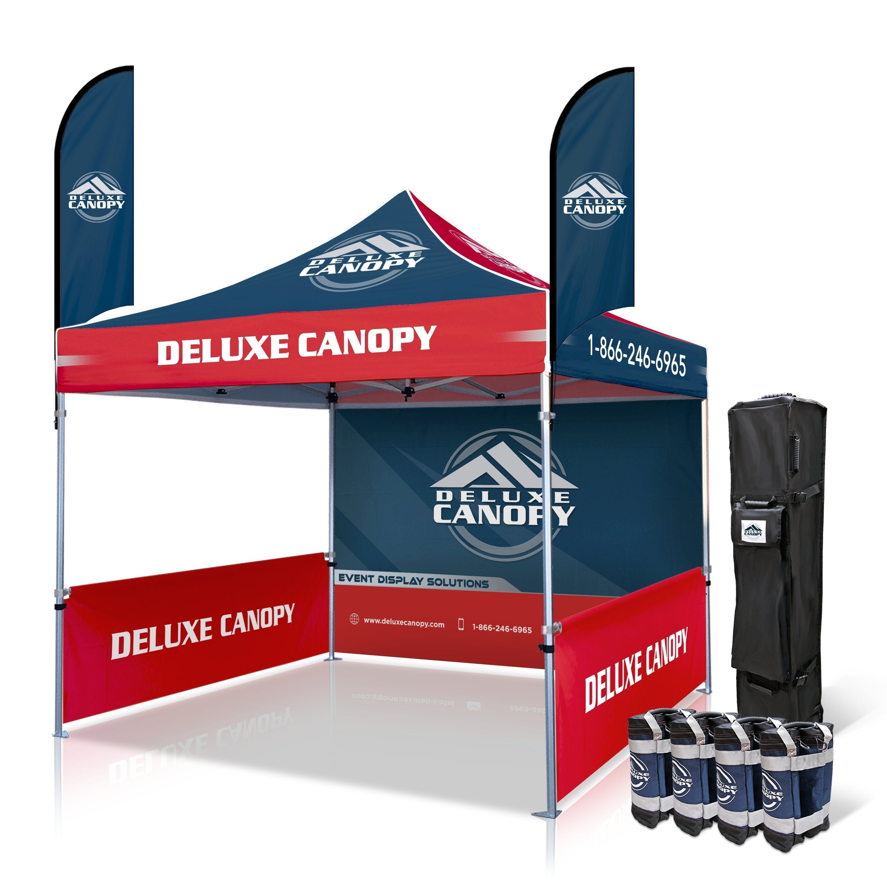 Custom Pop-Up Canopy Tents | Branded Canopy Tent with Logo – Deluxe Canopy