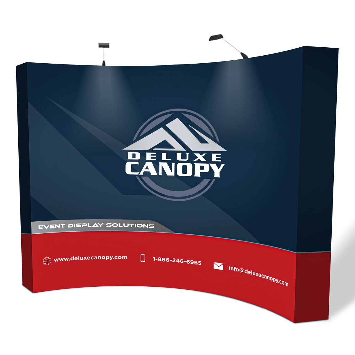 10ft CURVED POP UP STAND