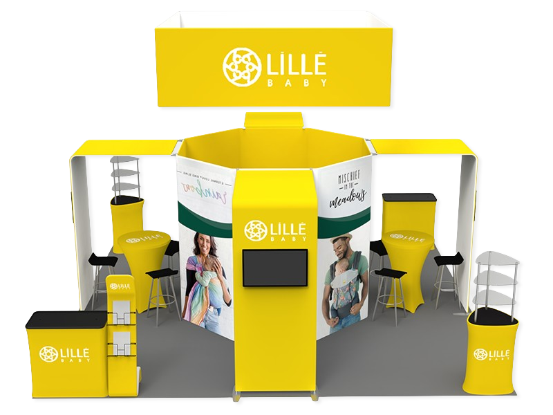 20X20 Trade Show Booth DC-01
