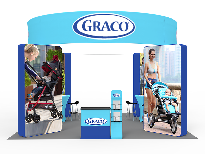 20X20 Trade Show Booth DC-03