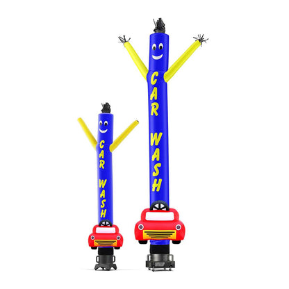 CAR WASH AIR DANCERS® INFLATABLE TUBE MAN WITH CAR SHAPE