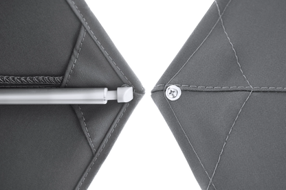 Custom Commercial Push Up Restaurant Patio Umbrella - Deluxe Canpopy