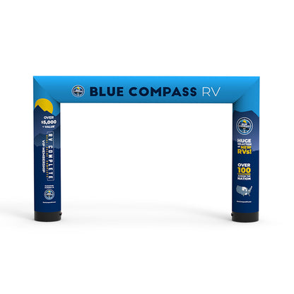 Squared Custom Inflatable Arch | Branded Start Finish Line Inflatable Archways