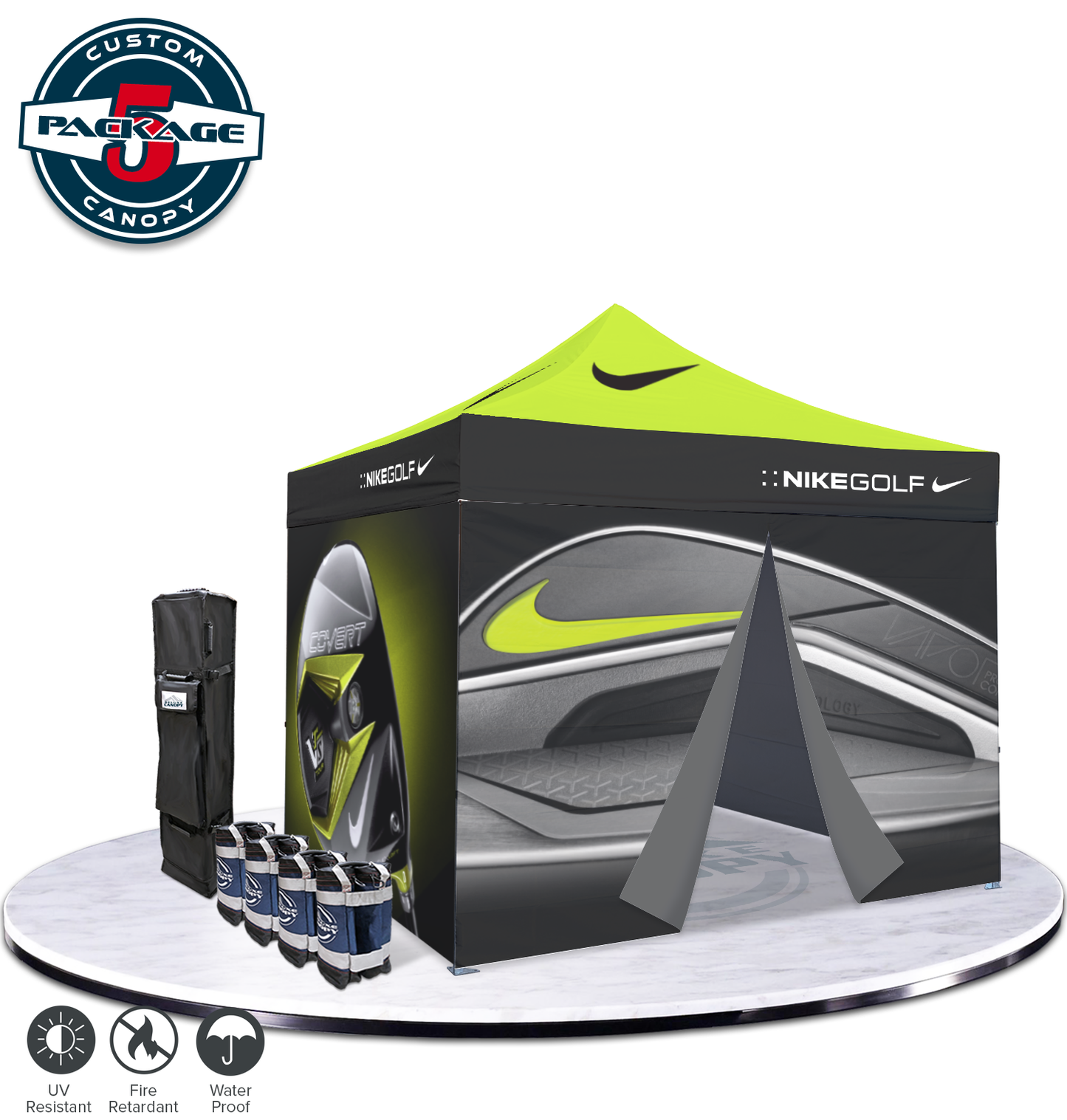 Custom Canopy Tents with Logo | Branded Event Tents - Deluxe Canopy